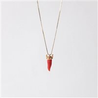 Halskette Lucedeimieiocchi Dame in Silber LDMO 806 ROSSO
